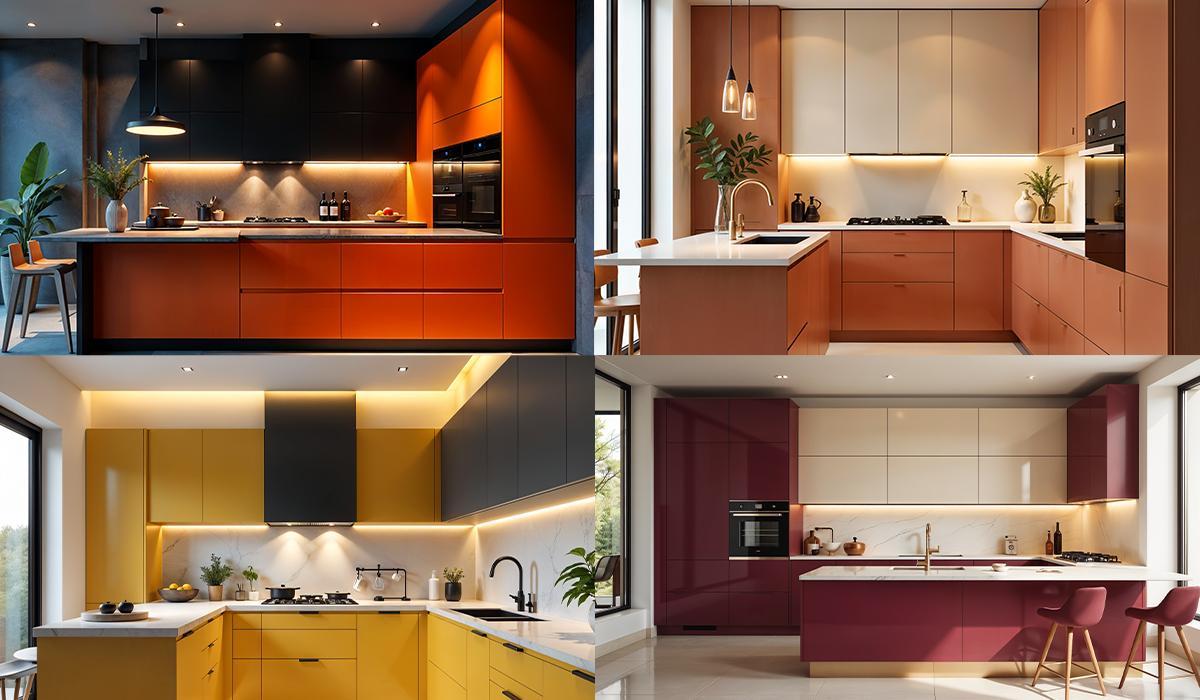Two Colour Combination for Kitchen Laminates with Experts Experience