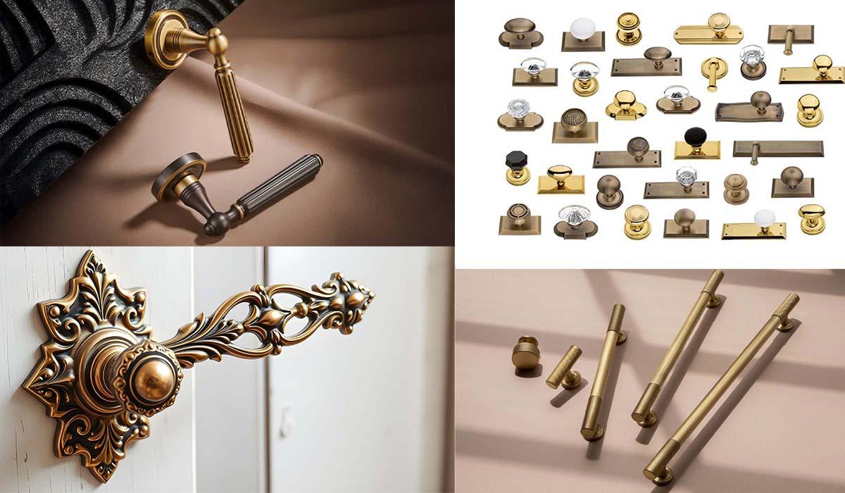 Antique Brass Door Handles to Make Elegant Homes